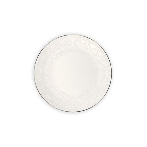 Plato postre 20.2cm Harmony plateado