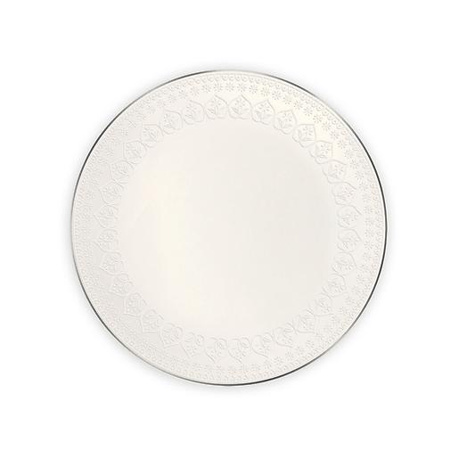 Plato pando 26cm Harmony plateado