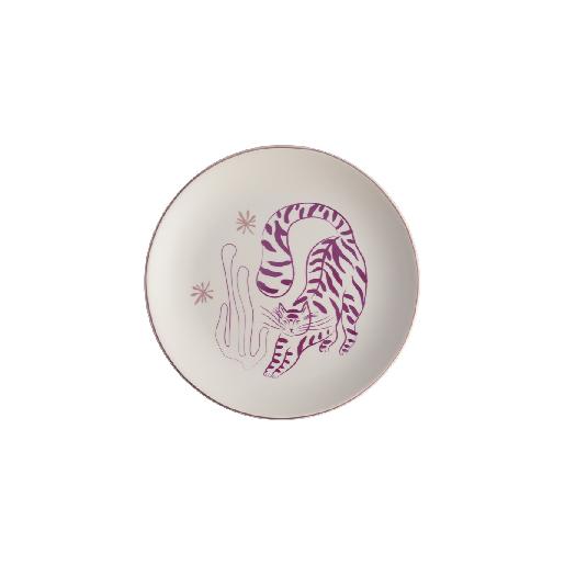 Plato Postre Alani Tigre 20.7cm