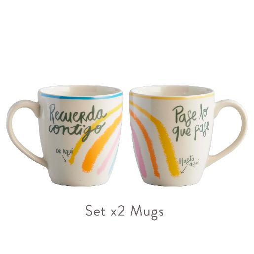 Set x2 Mugs Juntos Siempre By Jose & Cami 379.7ml